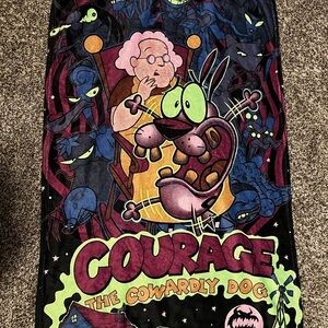 Courage the Cowardly Dog Blanket
